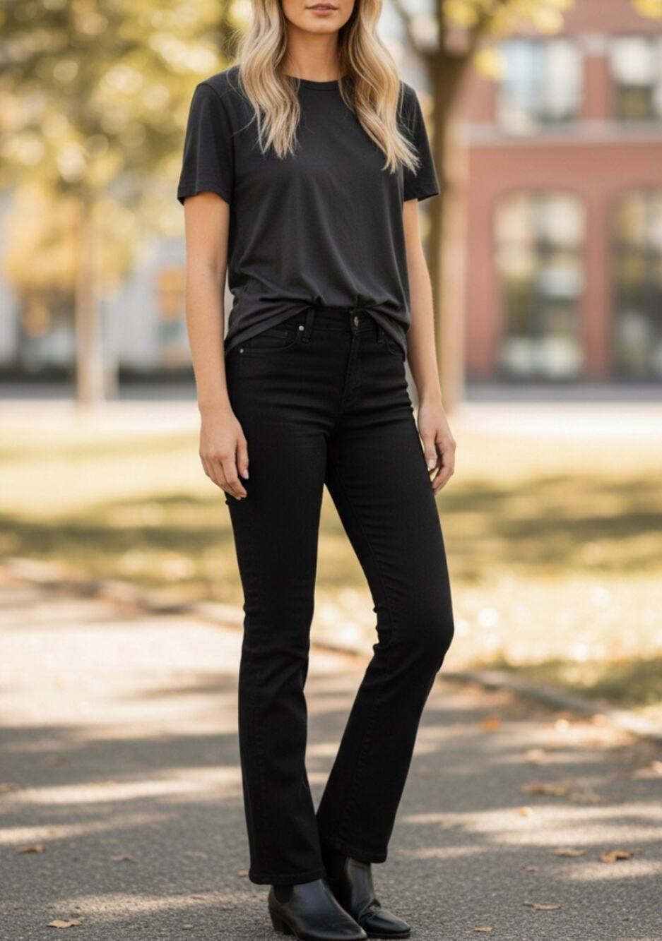 Joe’s Jeans Flawless Hi Rise Honey Curvy Bootcut Jeans Black Size 30 NWT